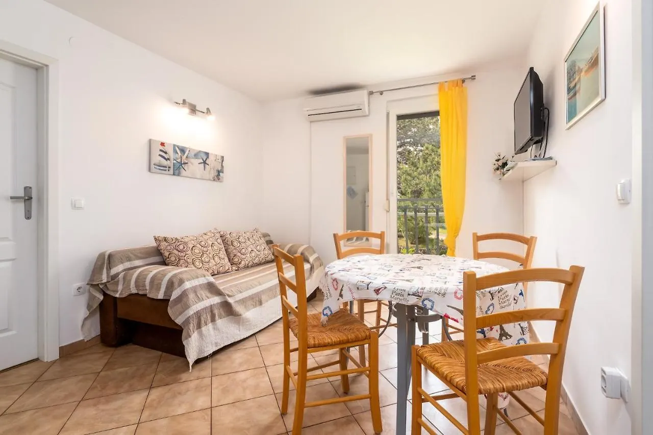 Apartmán Apartmani Rubessa Baška Chorvatsko